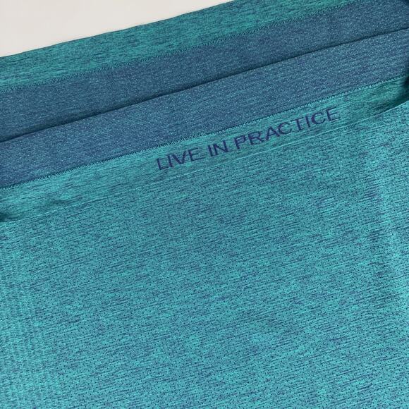 Lululemon Shirt Mens XL Extra Large Teal Blue Long Sleeve Activewear Workout Gym - Picture 9 of 13